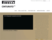 Tablet Screenshot of cinturato.net